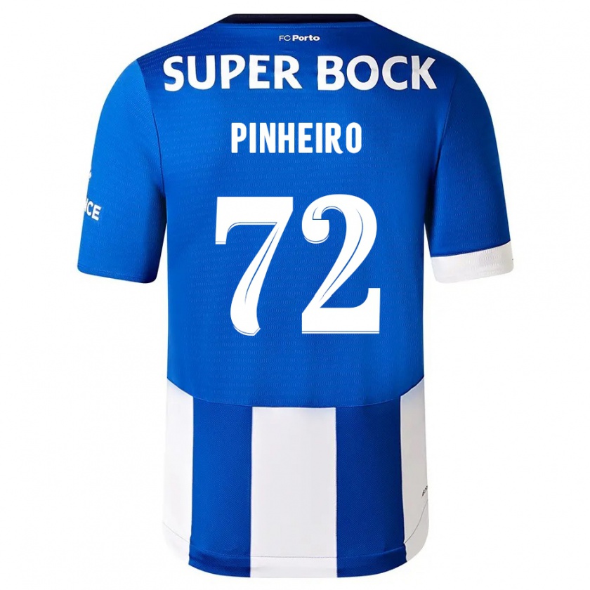 Kandiny Kinder Rodrigo Pinheiro #72 Blau Weiss Heimtrikot Trikot 2023/24 T-Shirt