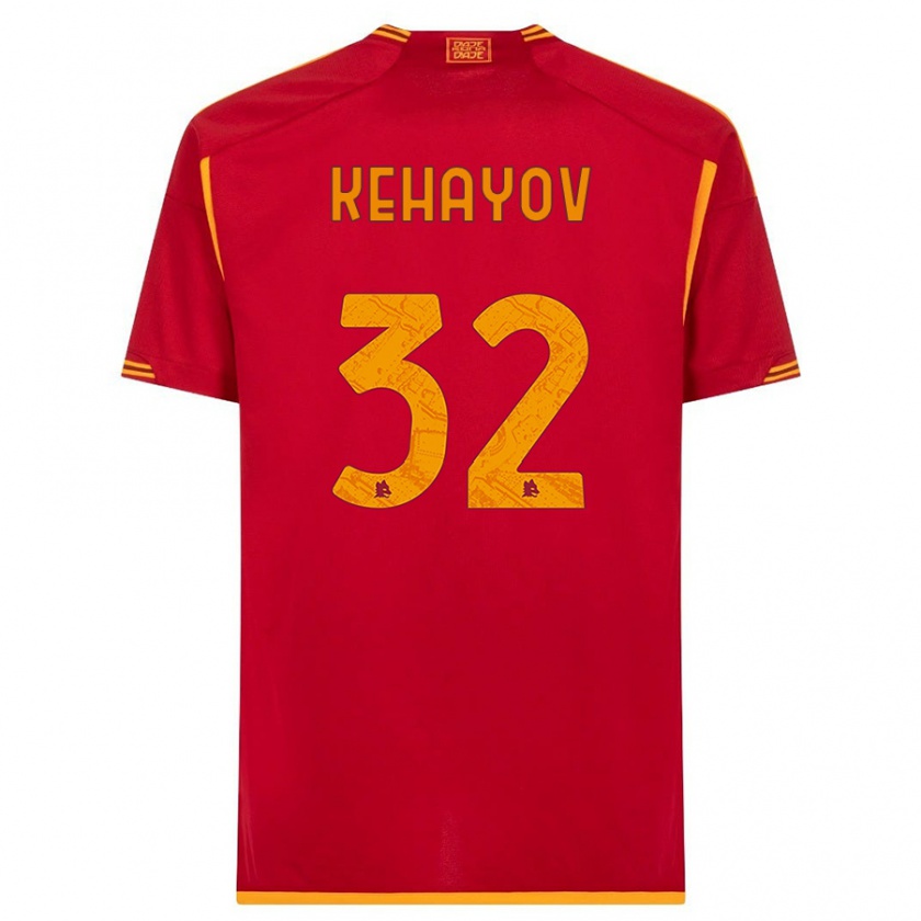 Kandiny Kinder Atanas Kehayov #32 Rot Heimtrikot Trikot 2023/24 T-Shirt