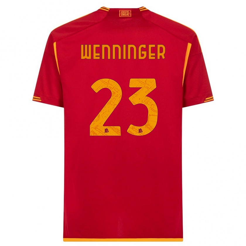 Kandiny Kinder Carina Wenninger #23 Rot Heimtrikot Trikot 2023/24 T-Shirt