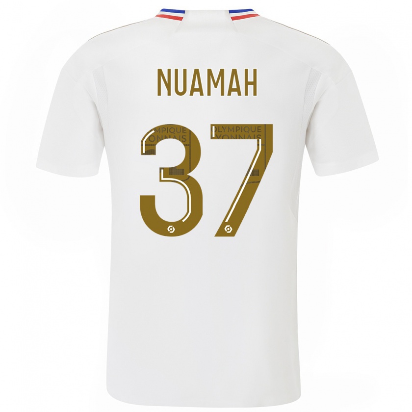 Kandiny Kinder Ernest Nuamah #37 Weiß Heimtrikot Trikot 2023/24 T-Shirt