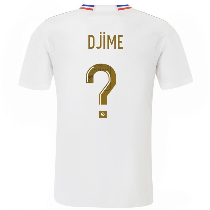 Kandiny Kinder Ahmed Djime #0 Weiß Heimtrikot Trikot 2023/24 T-Shirt
