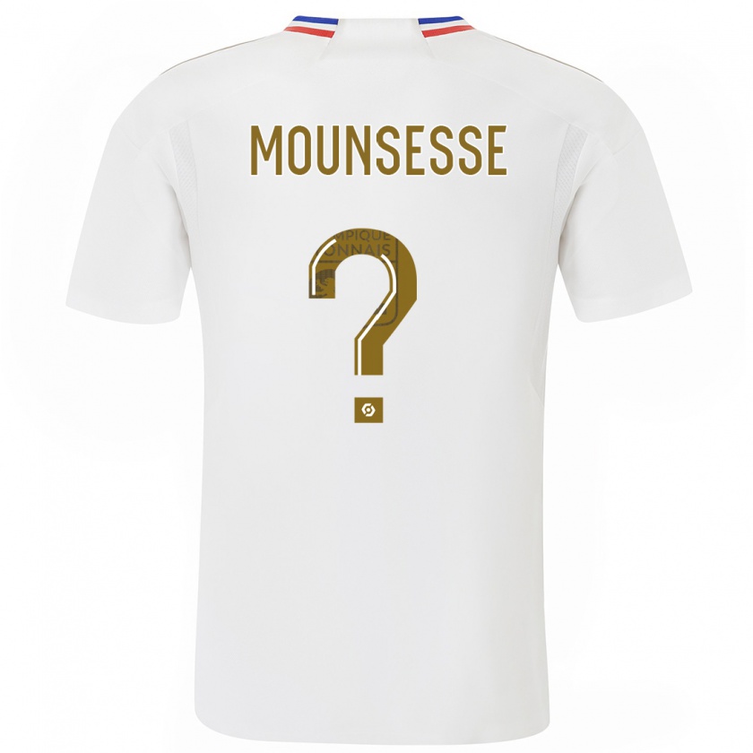 Kandiny Kinder Jérémy Mounsesse #0 Weiß Heimtrikot Trikot 2023/24 T-Shirt