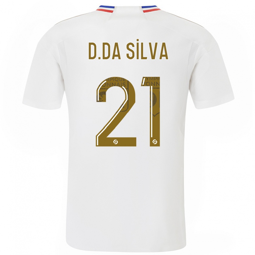 Kandiny Kinder Damien Da Silva #21 Weiß Heimtrikot Trikot 2023/24 T-Shirt