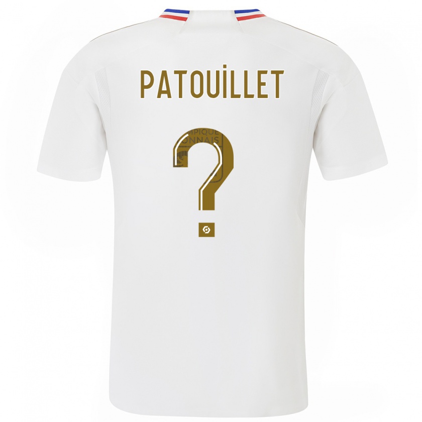 Kandiny Kinder Mathieu Patouillet #0 Weiß Heimtrikot Trikot 2023/24 T-Shirt