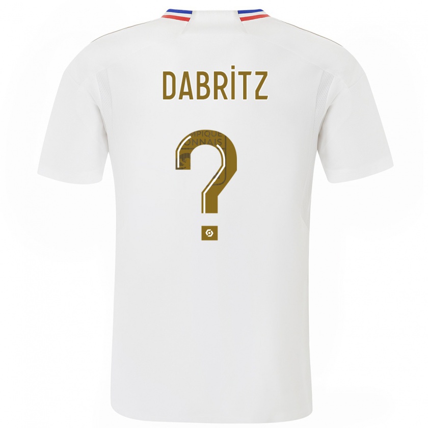 Kandiny Kinder Sara Dabritz #0 Weiß Heimtrikot Trikot 2023/24 T-Shirt