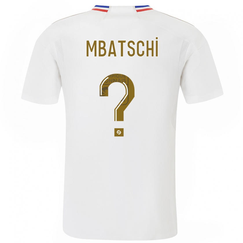Kandiny Kinder Prince Mbatschi #0 Weiß Heimtrikot Trikot 2023/24 T-Shirt