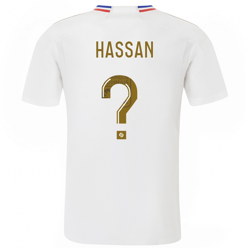 Kandiny Kinder Ali Hassan #0 Weiß Heimtrikot Trikot 2023/24 T-Shirt