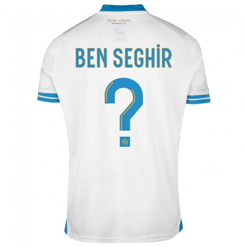 Kandiny Kinder Salim Ben Seghir #0 Weiß Heimtrikot Trikot 2023/24 T-Shirt