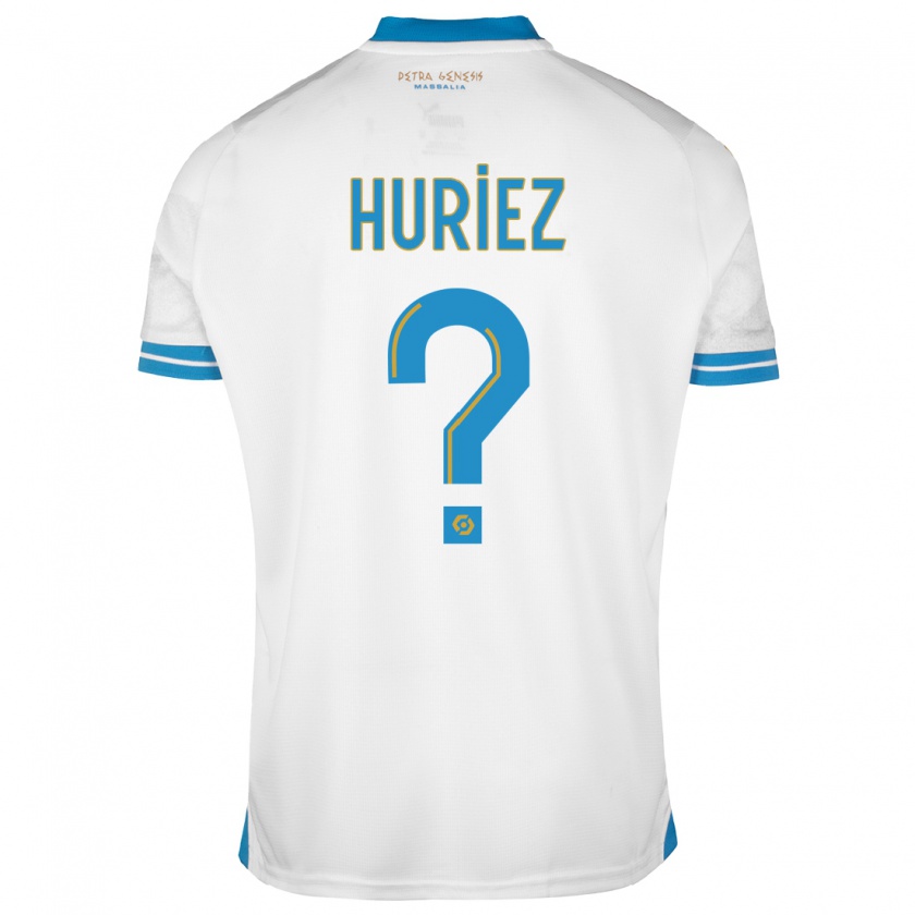 Kandiny Kinder Evan Huriez #0 Weiß Heimtrikot Trikot 2023/24 T-Shirt
