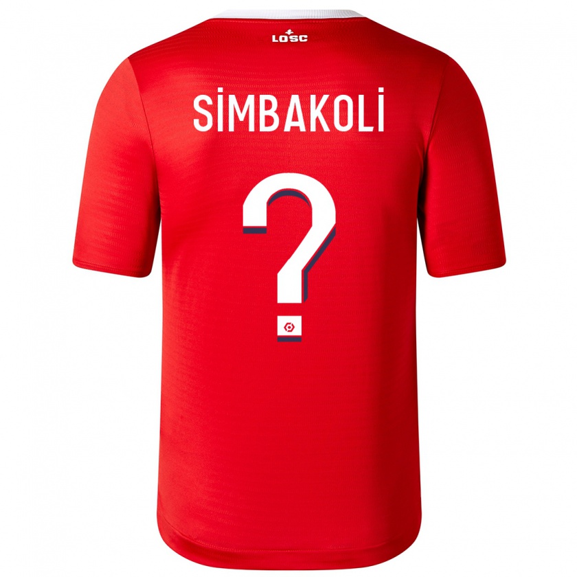 Kandiny Kinder Mamadou Simbakoli #0 Rot Heimtrikot Trikot 2023/24 T-Shirt