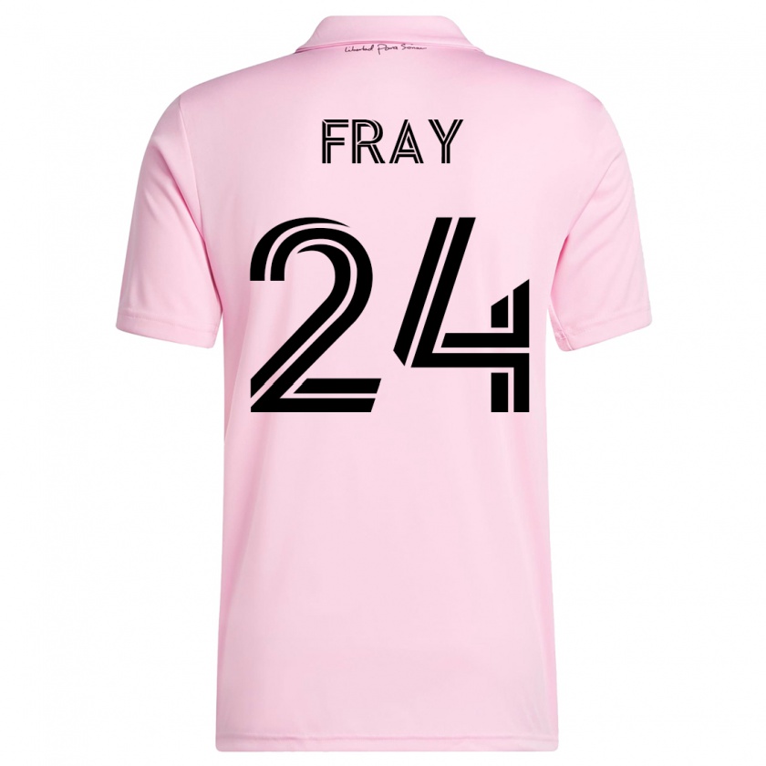 Kandiny Kinder Ian Fray #24 Rosa Heimtrikot Trikot 2023/24 T-Shirt