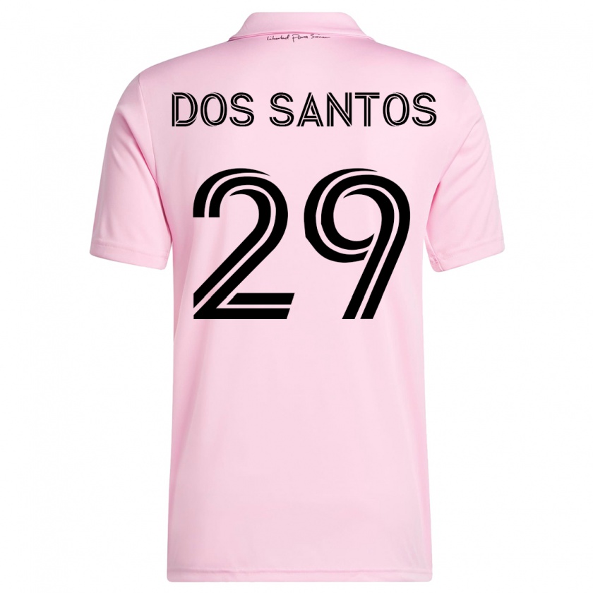 Kandiny Kinder Cj Dos Santos #29 Rosa Heimtrikot Trikot 2023/24 T-Shirt