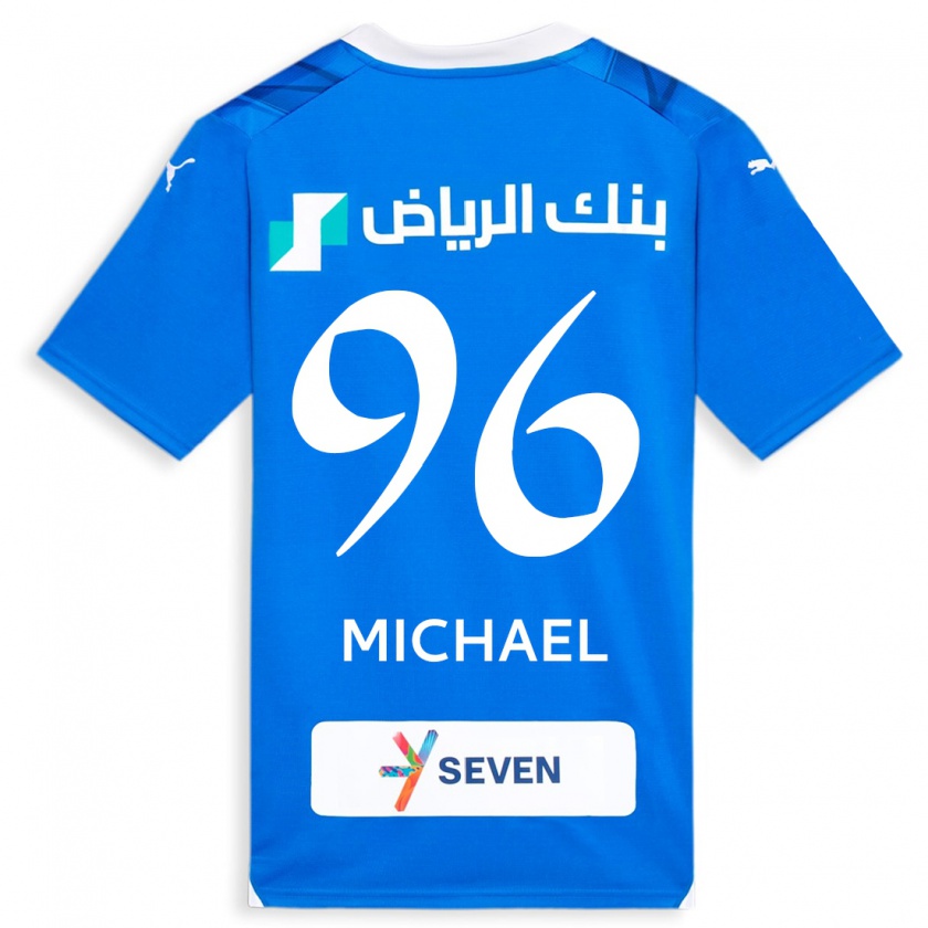 Kandiny Kinder Michael #96 Blau Heimtrikot Trikot 2023/24 T-Shirt