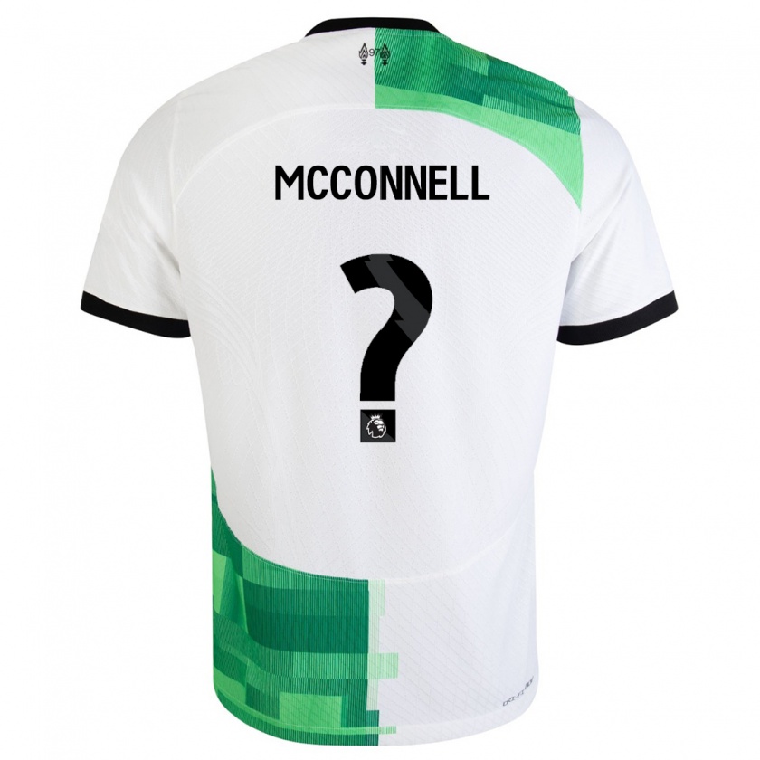Kandiny Kinder James Mcconnell #0 Weiß Grün Auswärtstrikot Trikot 2023/24 T-Shirt