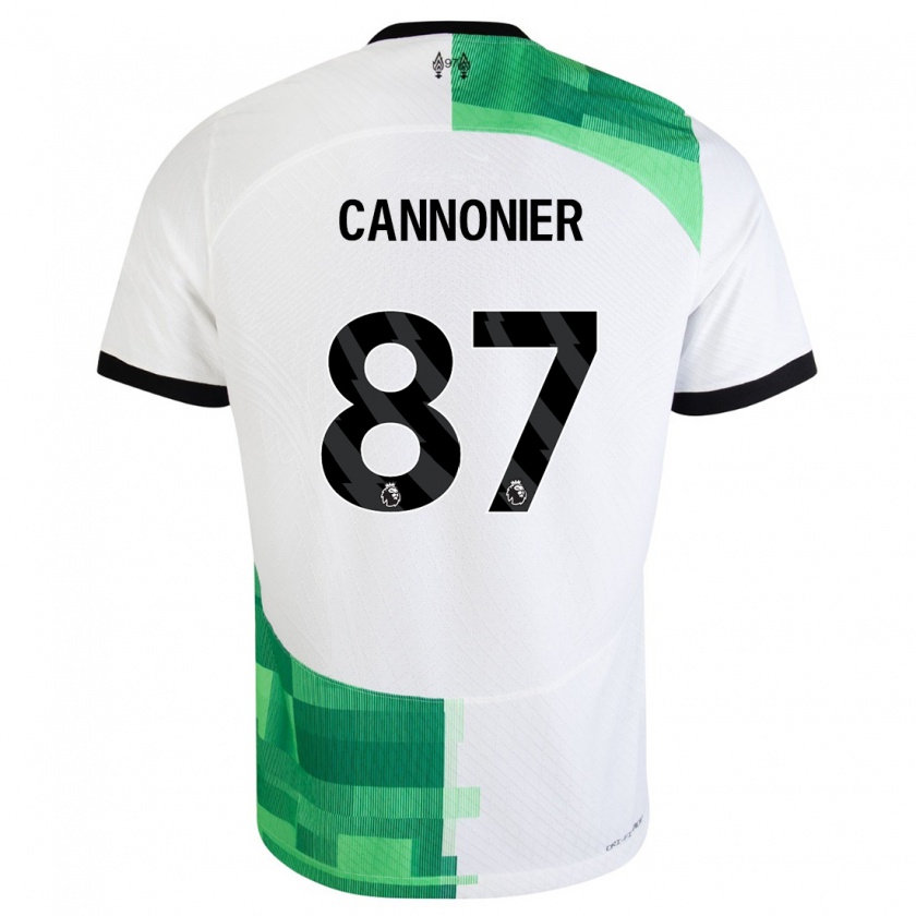 Kandiny Kinder Oakley Cannonier #87 Weiß Grün Auswärtstrikot Trikot 2023/24 T-Shirt