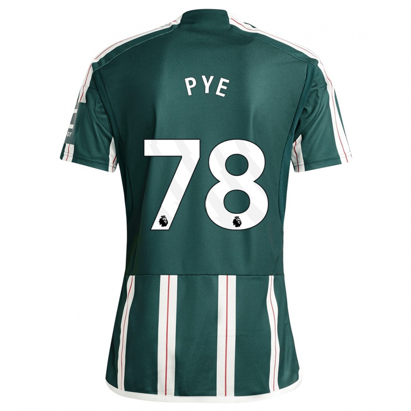 Kandiny Kinder Logan Pye #78 Dunkelgrün Auswärtstrikot Trikot 2023/24 T-Shirt