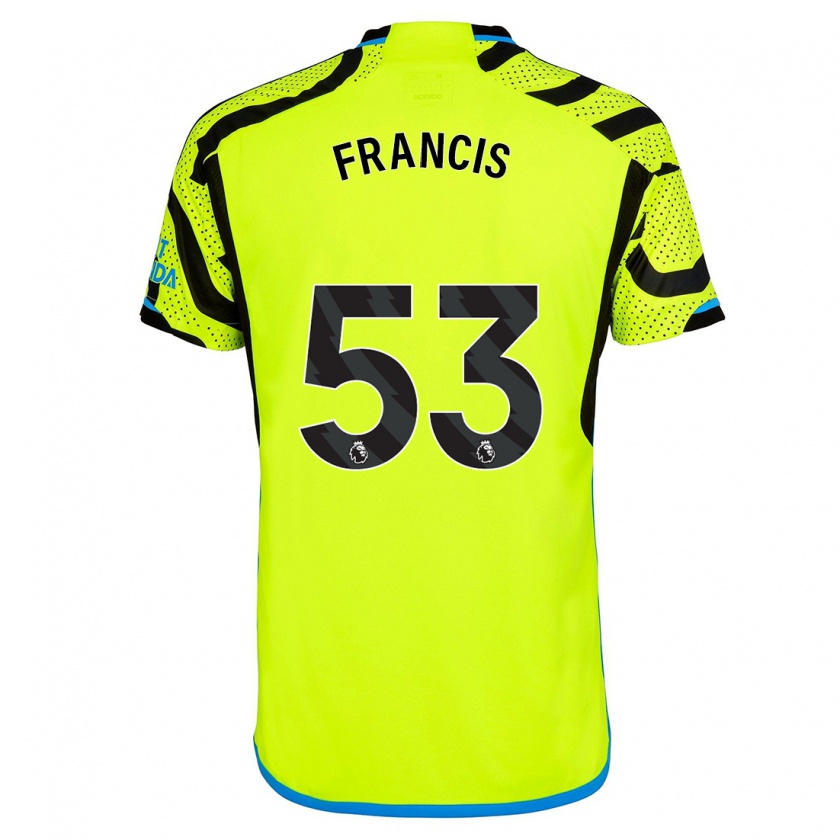 Kandiny Kinder Jack Henry-Francis #53 Gelb Auswärtstrikot Trikot 2023/24 T-Shirt