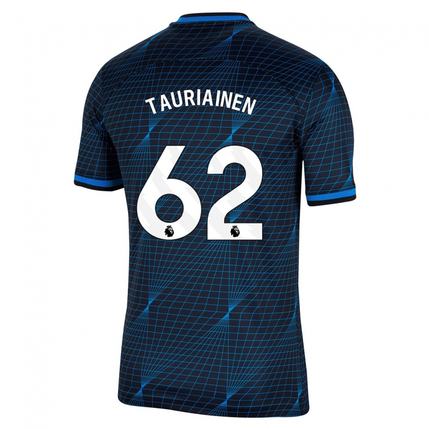 Kandiny Kinder Jimi Tauriainen #62 Dunkelblau Auswärtstrikot Trikot 2023/24 T-Shirt