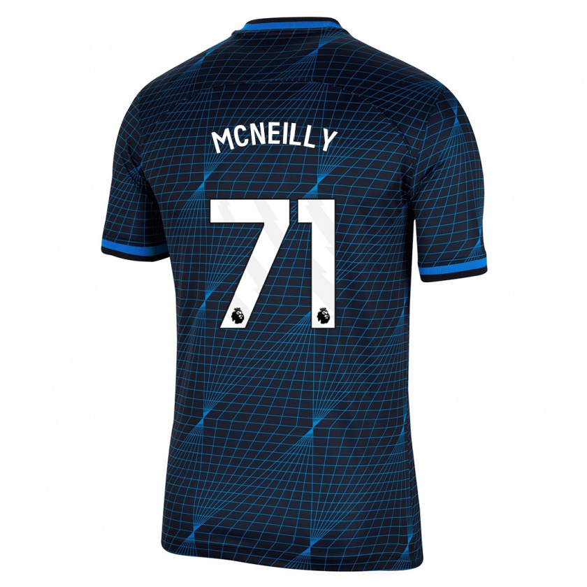Kandiny Kinder Donnell Mcneilly #71 Dunkelblau Auswärtstrikot Trikot 2023/24 T-Shirt