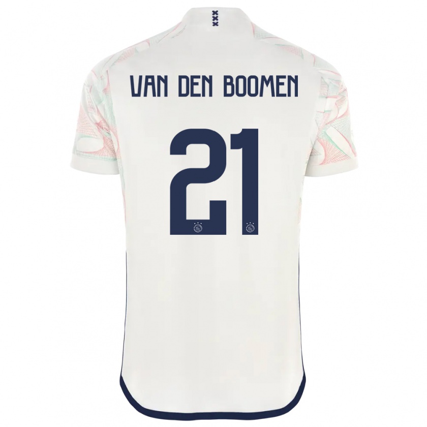 Kandiny Kinder Branco Van Den Boomen #21 Weiß Auswärtstrikot Trikot 2023/24 T-Shirt
