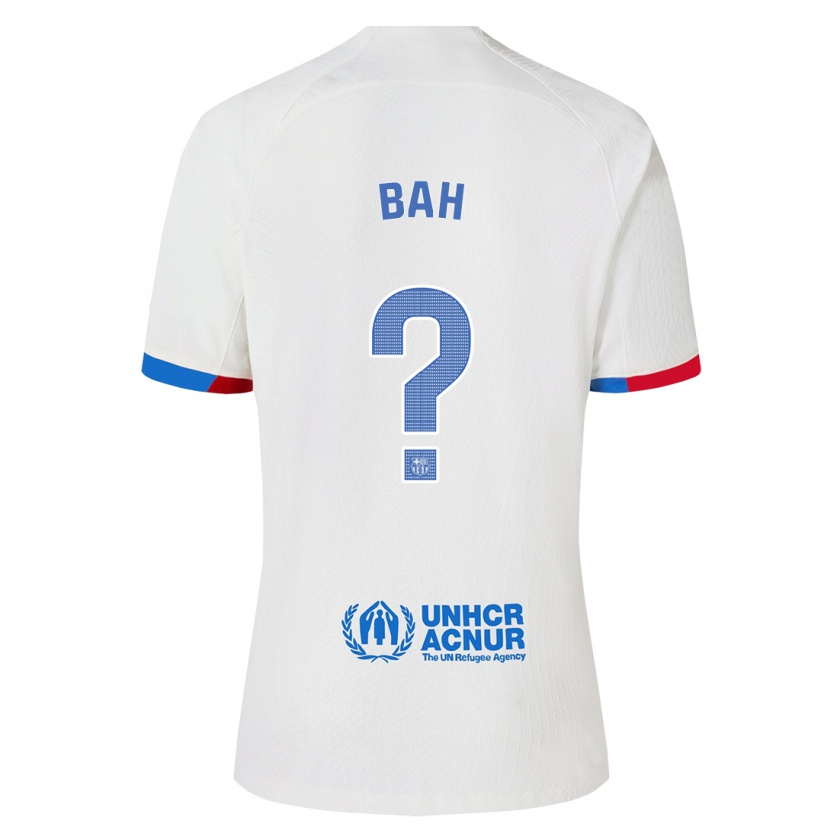 Kandiny Kinder Saidou Bah #0 Weiß Auswärtstrikot Trikot 2023/24 T-Shirt