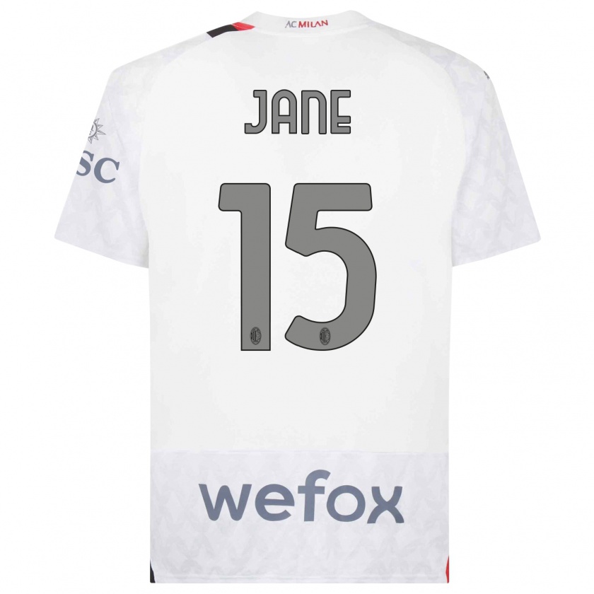 Kandiny Kinder Refiloe Jane #15 Weiß Auswärtstrikot Trikot 2023/24 T-Shirt