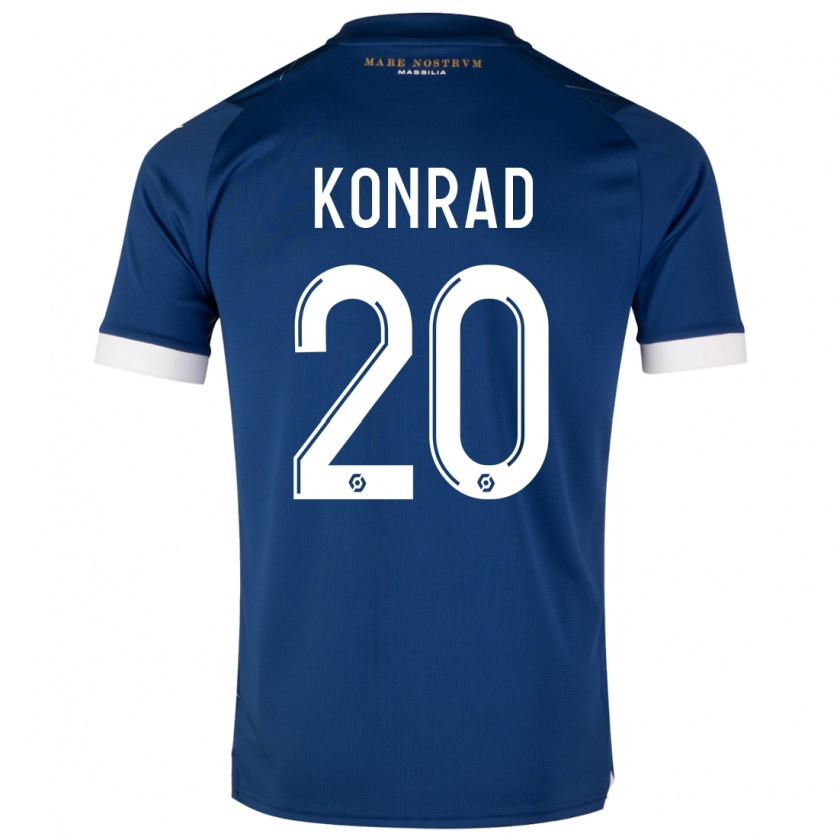 Kandiny Kinder Konrad De La Fuente #20 Dunkelblau Auswärtstrikot Trikot 2023/24 T-Shirt