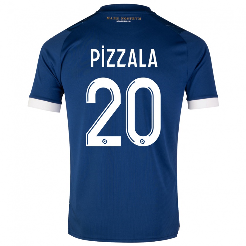 Kandiny Kinder Caroline Pizzala #20 Dunkelblau Auswärtstrikot Trikot 2023/24 T-Shirt