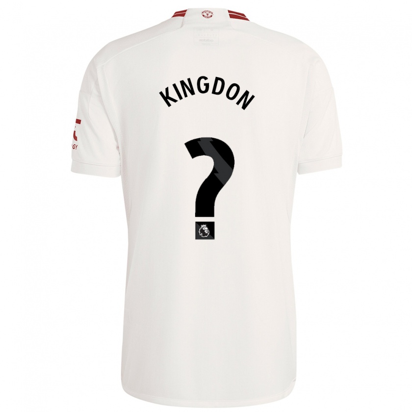 Kandiny Kinder Jack Kingdon #0 Weiß Ausweichtrikot Trikot 2023/24 T-Shirt