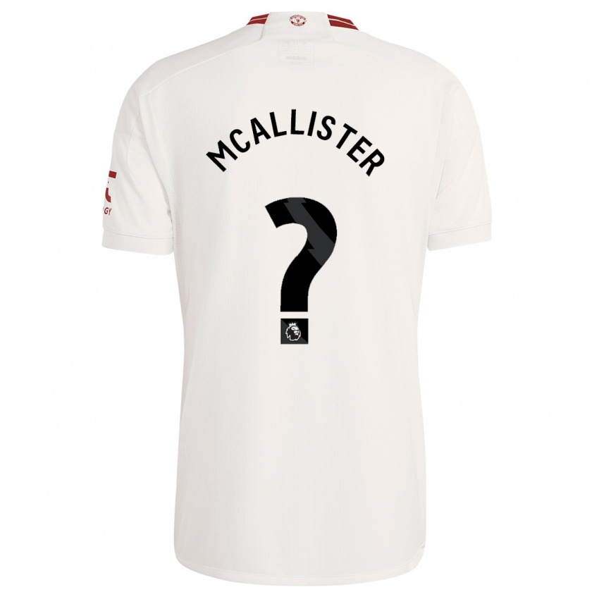 Kandiny Kinder Finley Mcallister #0 Weiß Ausweichtrikot Trikot 2023/24 T-Shirt