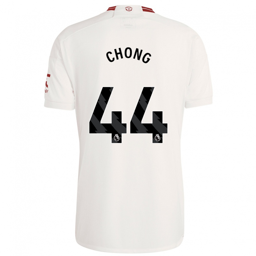 Kandiny Kinder Tahith Chong #44 Weiß Ausweichtrikot Trikot 2023/24 T-Shirt