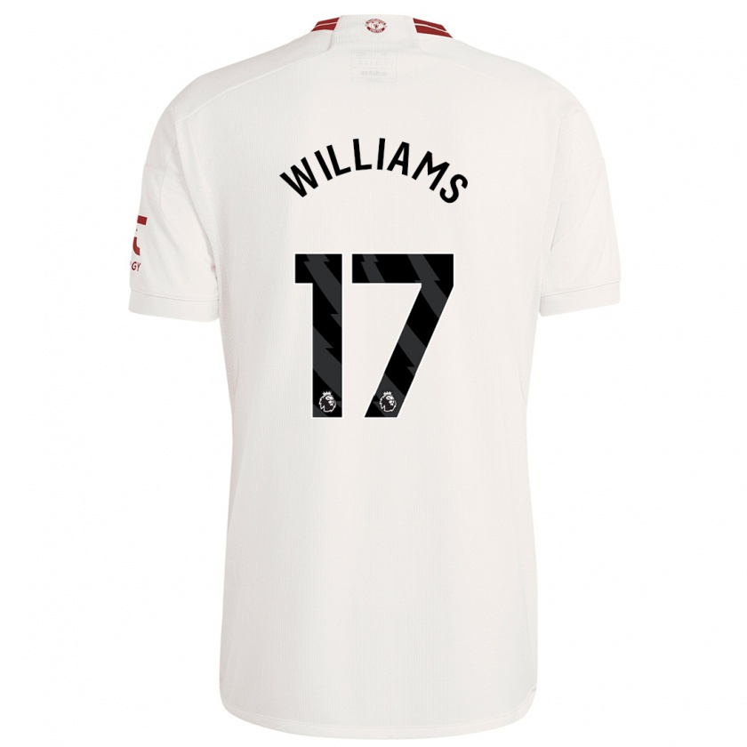Kandiny Kinder Rachel Williams #17 Weiß Ausweichtrikot Trikot 2023/24 T-Shirt