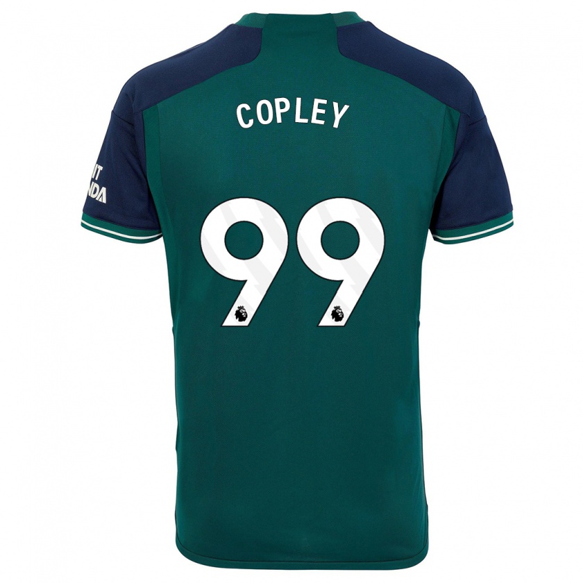 Kandiny Kinder Louie Copley #99 Grün Ausweichtrikot Trikot 2023/24 T-Shirt