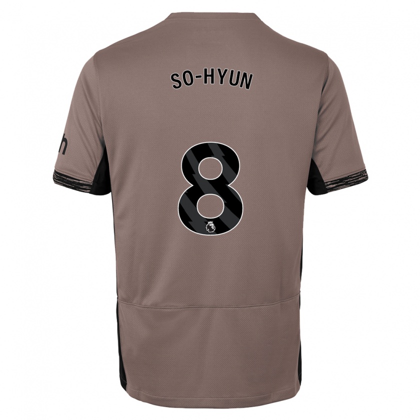 Kandiny Kinder Cho So-Hyun #8 Dunkelbeige Ausweichtrikot Trikot 2023/24 T-Shirt
