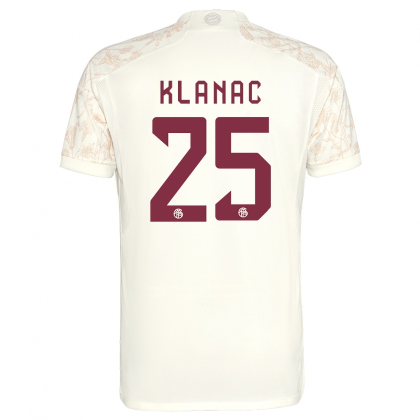 Kandiny Kinder Luka Klanac #25 Cremefarben Ausweichtrikot Trikot 2023/24 T-Shirt