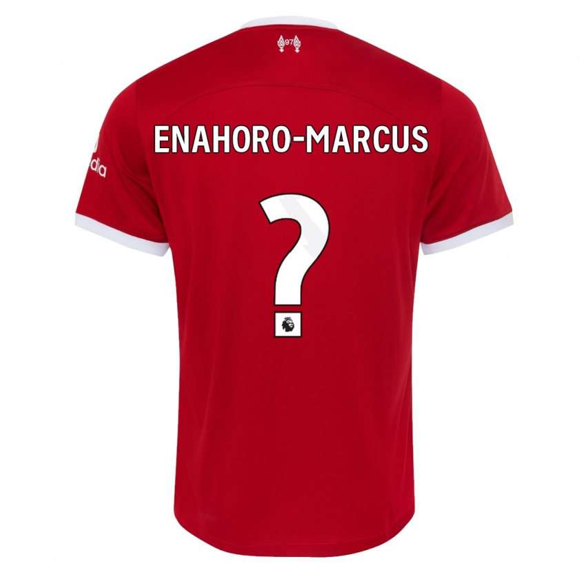 Kandiny Herren Louis Enahoro-Marcus #0 Rot Heimtrikot Trikot 2023/24 T-Shirt