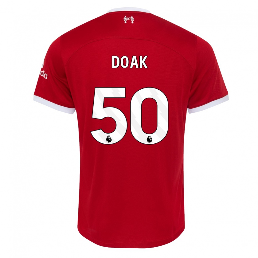 Kandiny Herren Ben Doak #50 Rot Heimtrikot Trikot 2023/24 T-Shirt