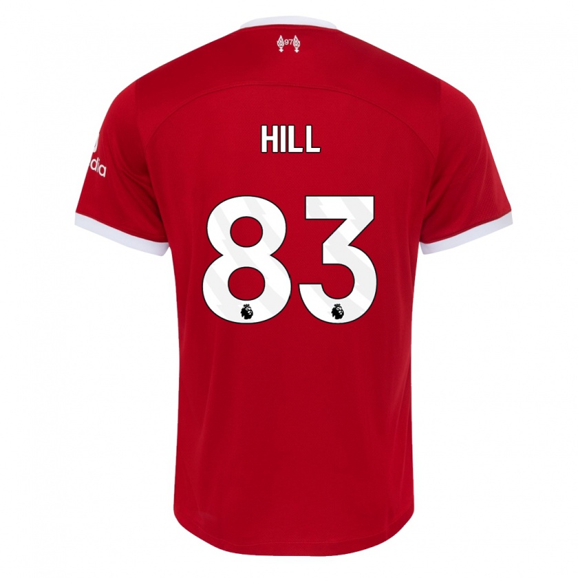 Kandiny Herren Tom Hill #83 Rot Heimtrikot Trikot 2023/24 T-Shirt