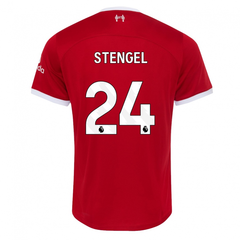 Kandiny Herren Katie Stengel #24 Rot Heimtrikot Trikot 2023/24 T-Shirt