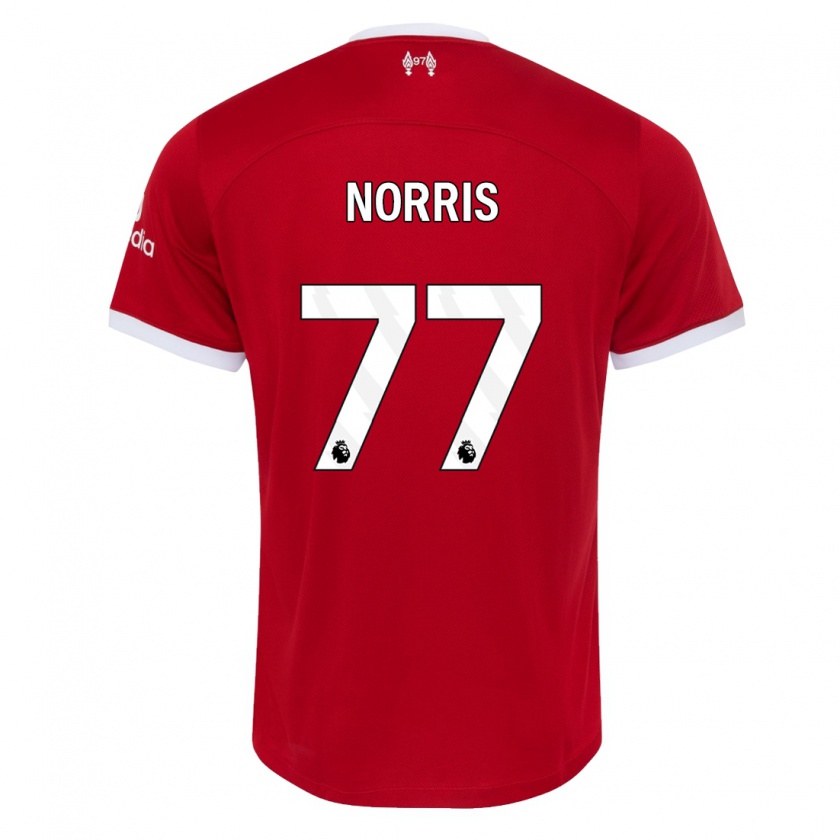 Kandiny Herren James Norris #77 Rot Heimtrikot Trikot 2023/24 T-Shirt