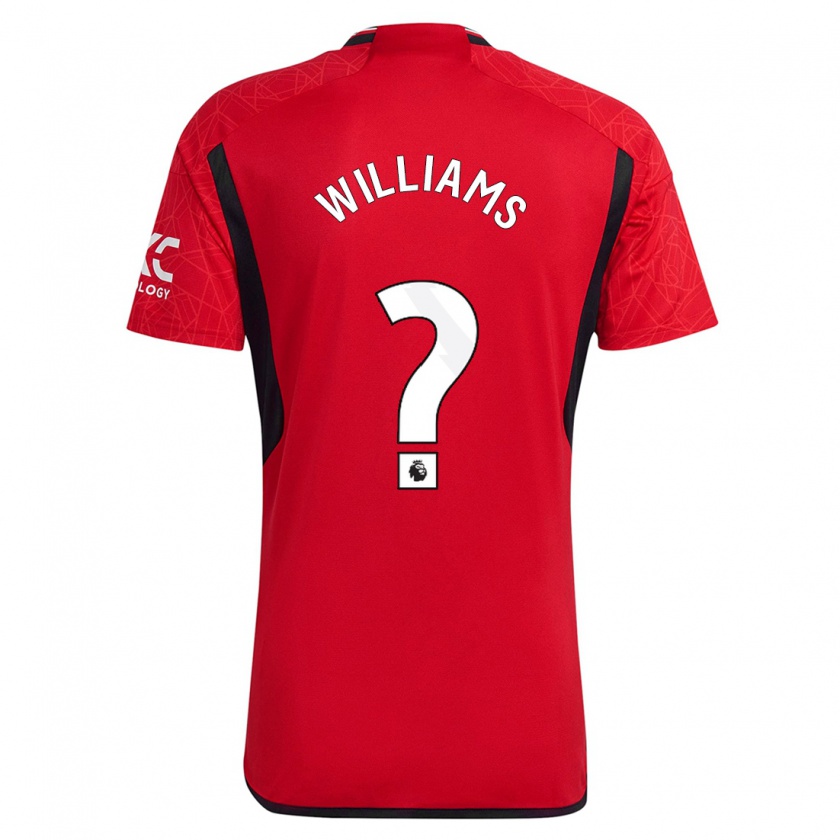Kandiny Herren Ethan Williams #0 Rot Heimtrikot Trikot 2023/24 T-Shirt