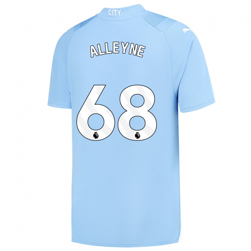 Kandiny Herren Max Alleyne #68 Hellblau Heimtrikot Trikot 2023/24 T-Shirt