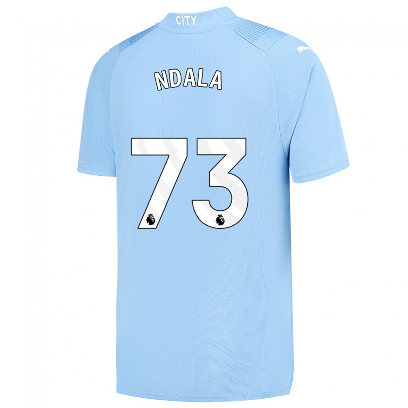 Kandiny Herren Joel Ndala #73 Hellblau Heimtrikot Trikot 2023/24 T-Shirt