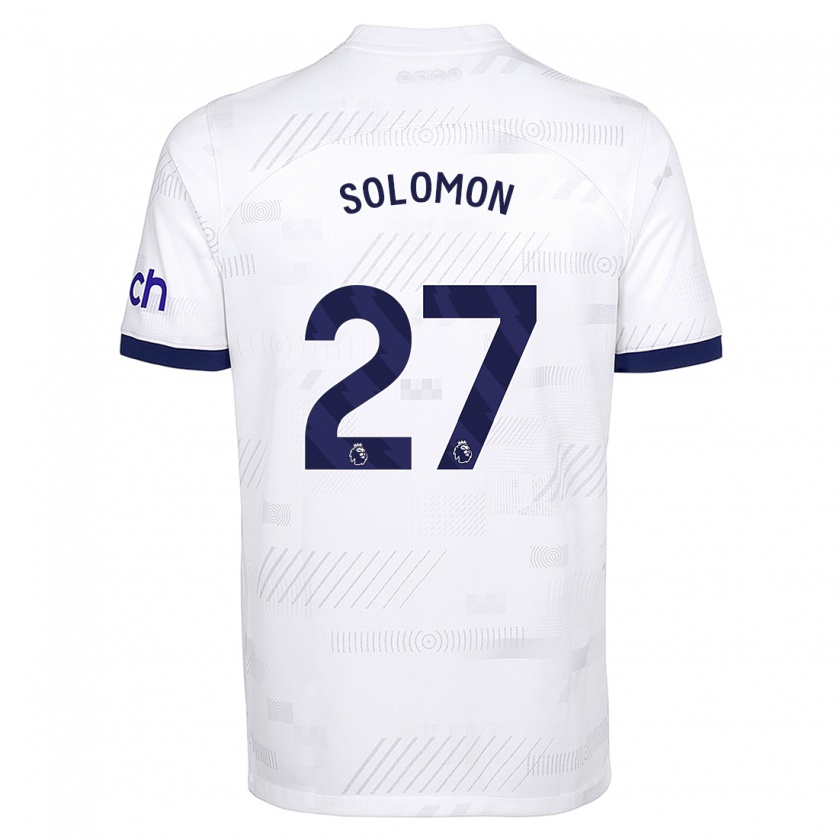 Kandiny Herren Manor Solomon #27 Weiß Heimtrikot Trikot 2023/24 T-Shirt