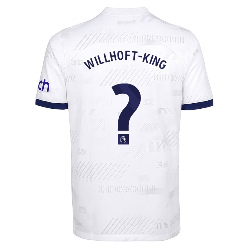 Kandiny Herren Han Willhoft-King #0 Weiß Heimtrikot Trikot 2023/24 T-Shirt
