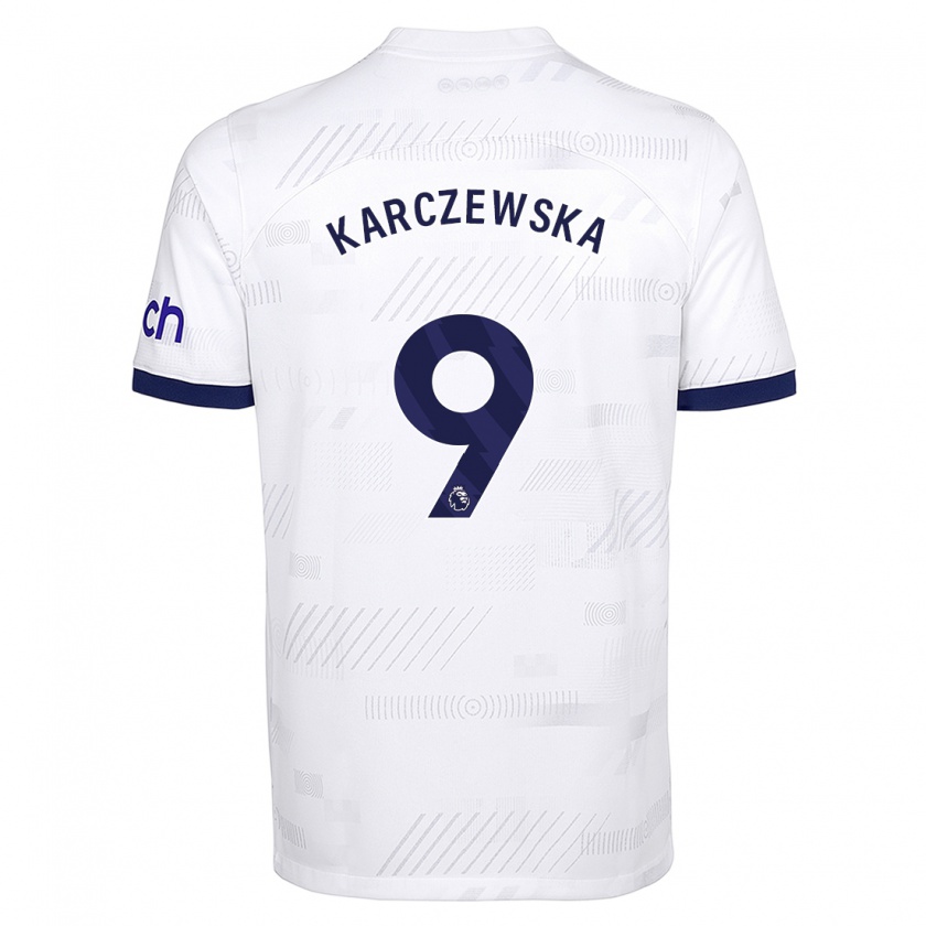 Kandiny Herren Nikola Karczewska #9 Weiß Heimtrikot Trikot 2023/24 T-Shirt