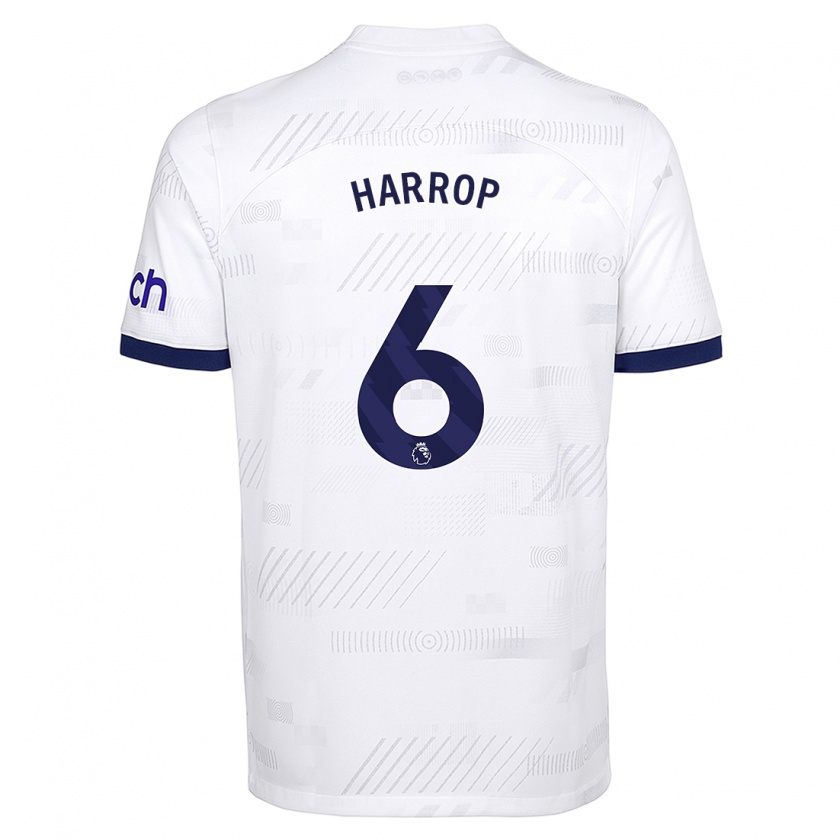 Kandiny Herren Kerys Harrop #6 Weiß Heimtrikot Trikot 2023/24 T-Shirt