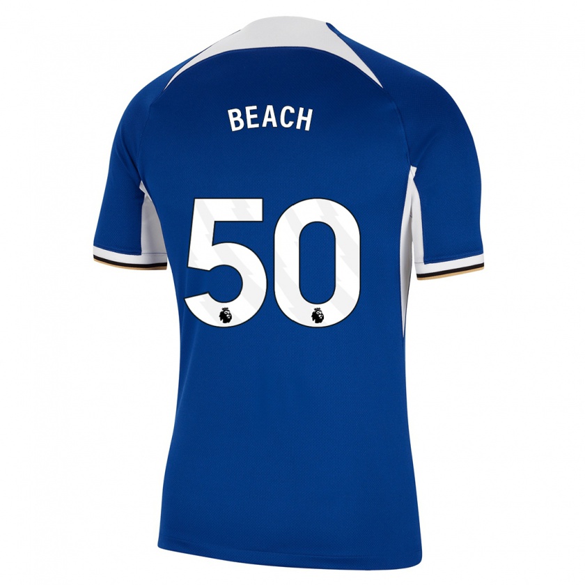 Kandiny Herren Eddie Beach #50 Blau Heimtrikot Trikot 2023/24 T-Shirt