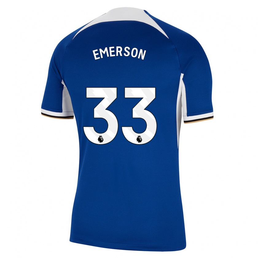 Kandiny Herren Emerson #33 Blau Heimtrikot Trikot 2023/24 T-Shirt
