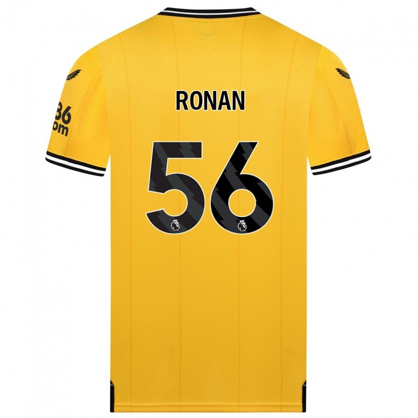 Kandiny Herren Connor Ronan #56 Gelb Heimtrikot Trikot 2023/24 T-Shirt